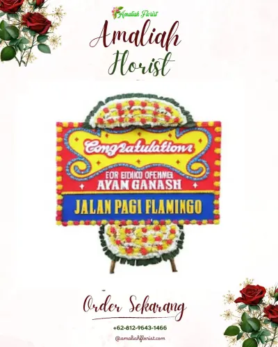 Bunga Papan Congratulation di Banguncipto
